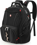star cloud 17 Inch Travel Laptop Backpack, Business Tech Backpack with USB & Type-C Charging Port, 180° TSA Friendly Travel College Work Backpack with Multiple Organizer Pockets for Men